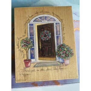 Rubber Stamp by Stamps Happen D. Morgan #90016 No Place Like Home (5.5" x 4.5")